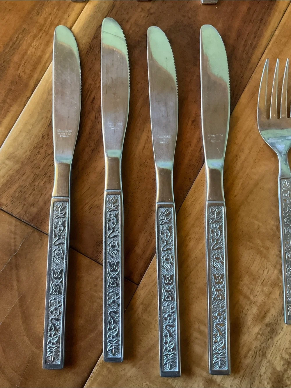 Vintage HMC Households Stainless Set of 18 Korea